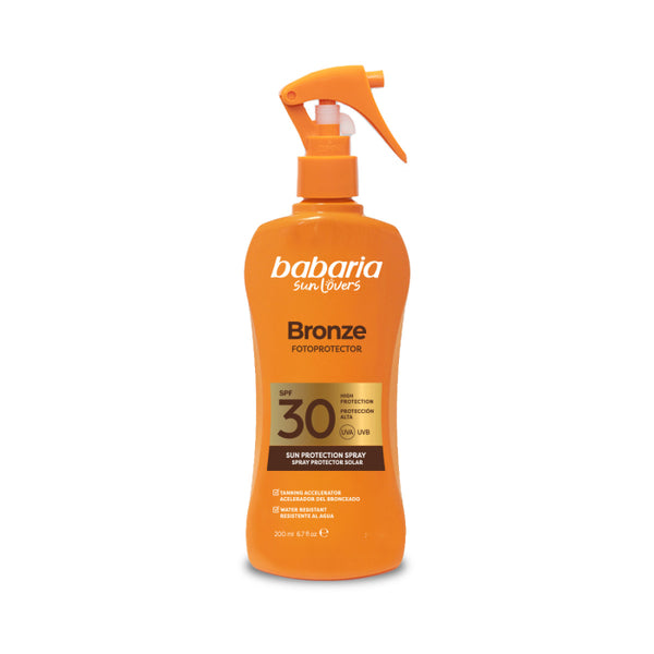 Bräunendes Sonnenschutzspray SPF30 200 ml - Babaria - 1