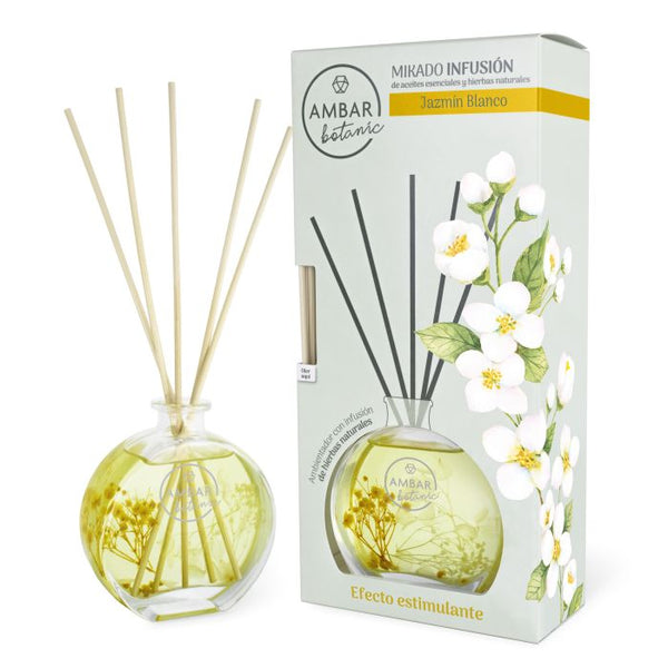 Mikado Infusion Weißer Jasmin 75 ml - Ambar Perfums - 1