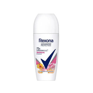 72h 50ml Tropicaler Anti-Transpirant Roll-on Deodorant Advanced Protection - Rexona - 1