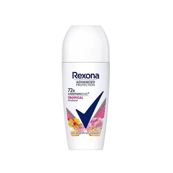 72h 50ml Tropicaler Anti-Transpirant Roll-on Deodorant Advanced Protection - Rexona - 1
