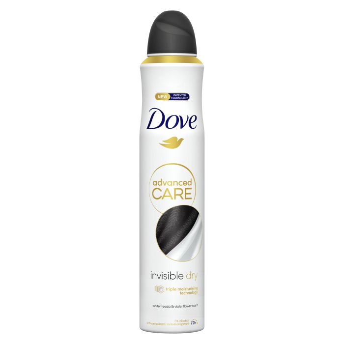 Deo-Spray Antitranspirant Advanced Care Invisible Dry 200 ml - Dove - 1