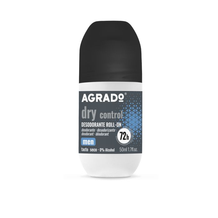Antitranspirant Roller Dry Control Men 50 ml - Agrado - 1