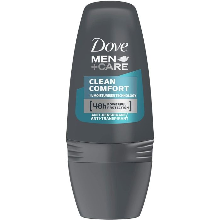 Men + Care Clean Comfort Deodorant Roll-on Antitranspirant 50 ml - Dove - 1