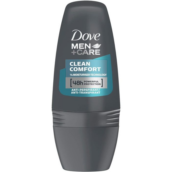 Men + Care Clean Comfort Deodorant Roll-on Antitranspirant 50 ml - Dove - 1