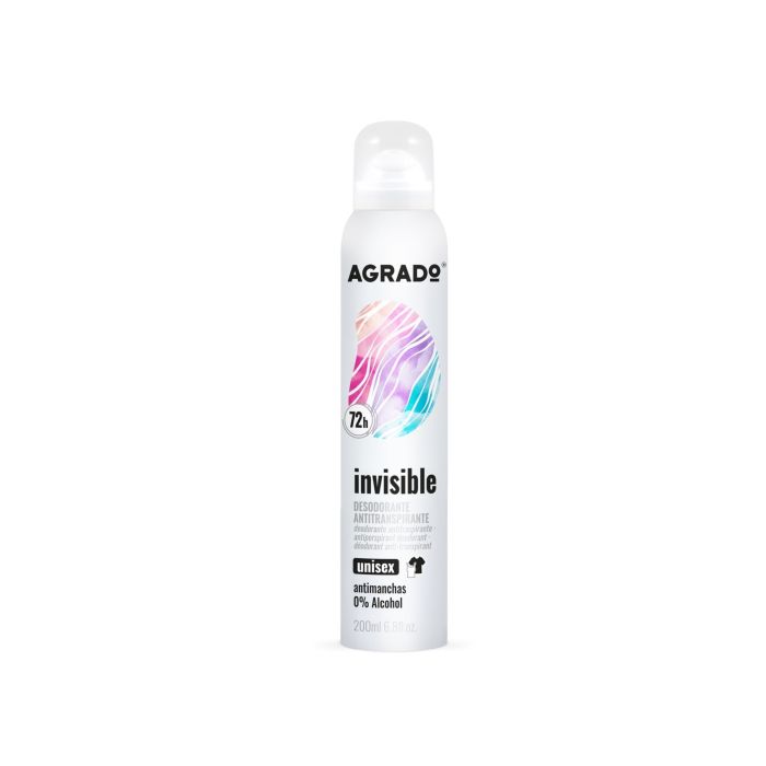 Unsichtbares Antitranspirant Deo-Spray 200 ml - Agrado - 1