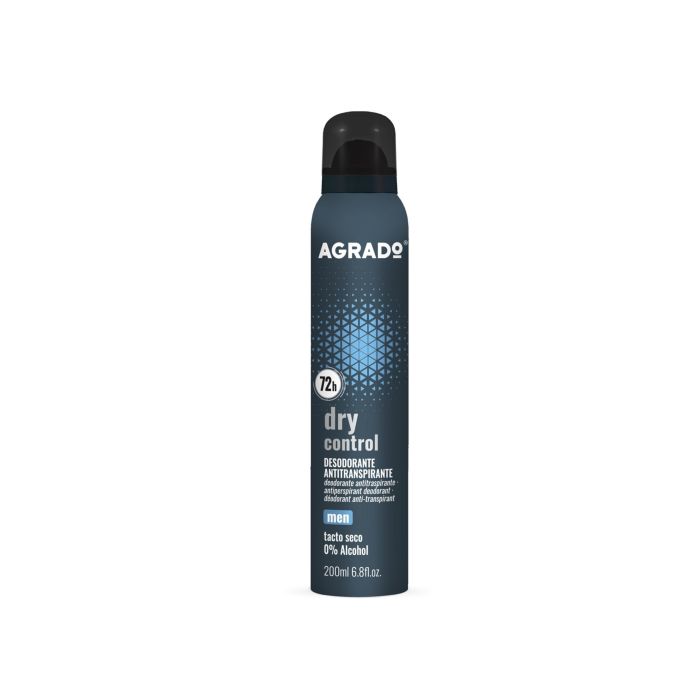 Deo-Spray Antitranspirant Men Dry Control 200 ml - Agrado - 1