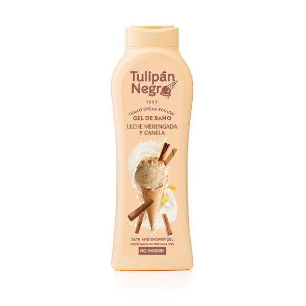 Badegel mit Milch, Baiser und Zimt 650ml - Tulipan Negro - 1