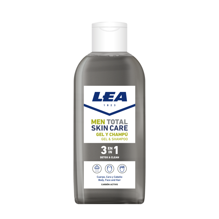 Männer Total Skin Care 3-in-1 Detox Gel-Shampoo - Cn - Lea - 1