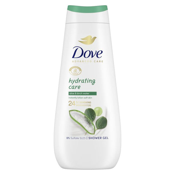 Advanced Duschgel Feuchtigkeitspflege Aloe und Birkenwasser 400 ml - Dove - 1
