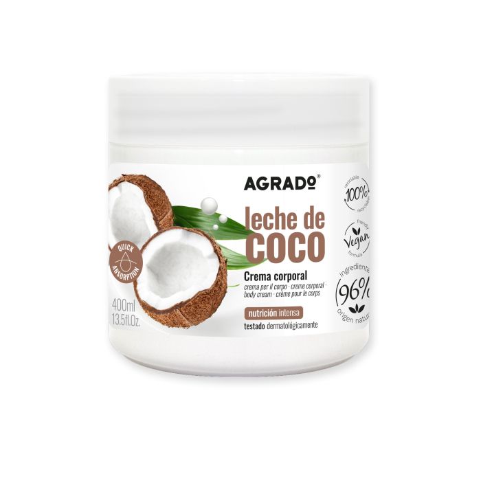 Körpercreme Kokosmilch 400ml - Agrado - 1