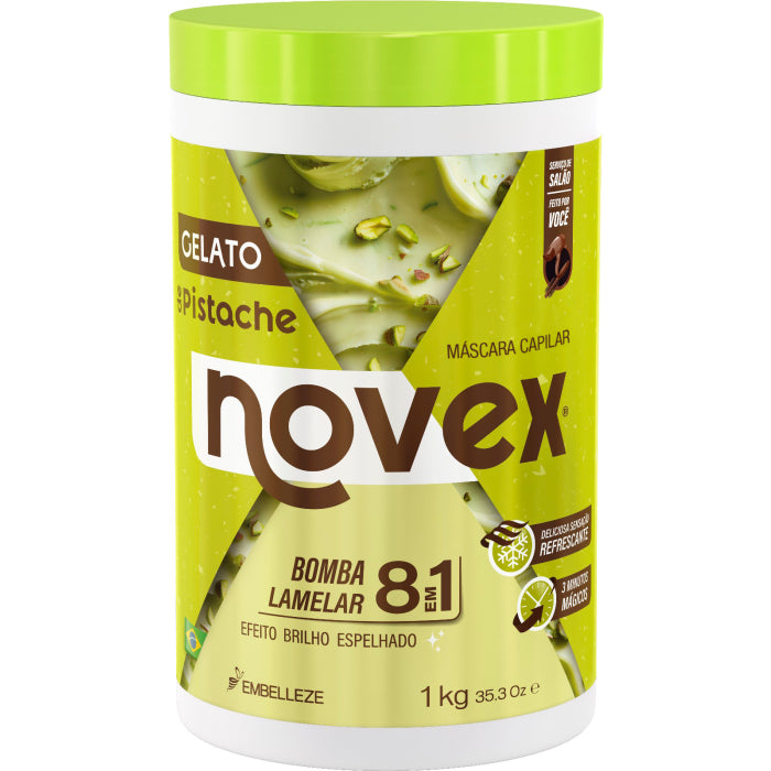 Haarmaske mit Pistazie Glanzwirkung 1000ml - Novex - 1