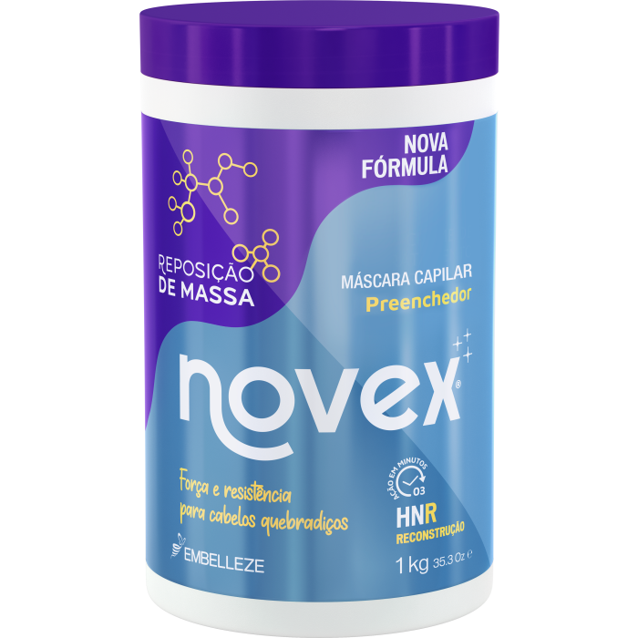 Haarfüllungsstärke und Widerstandsmaske 1000ml - Novex - 1