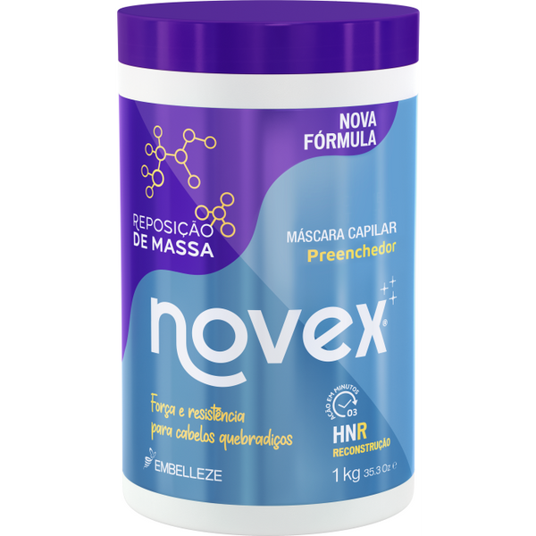 Haarfüllungsstärke und Widerstandsmaske 1000ml - Novex - 1