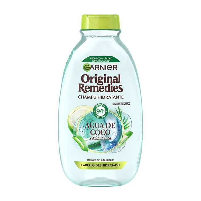 Feuchtigkeitsspendendes Shampoo mit Kokoswasser und Aloe Vera - Original Remedies 400 ml - Garnier - 1