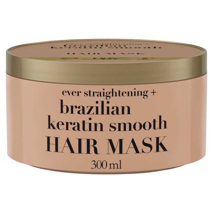 Brasilianische Keratin Glättungshaarmaske 300ml - Ogx - 1