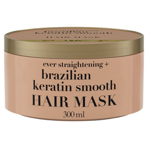 Brasilianische Keratin Glättungshaarmaske 300ml - Ogx - 1