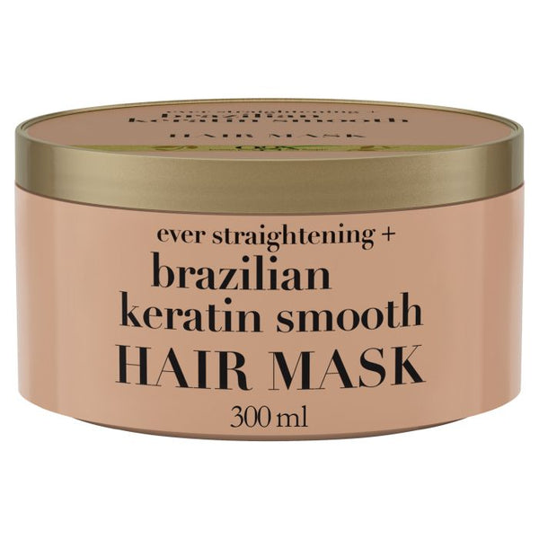 Brasilianische Keratin Glättungshaarmaske 300ml - Ogx - 1