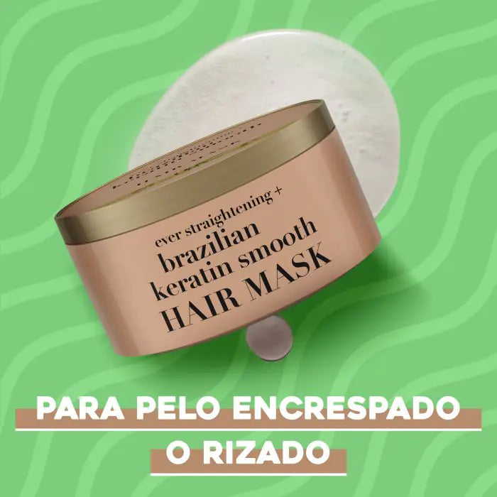 Brasilianische Keratin Glättungshaarmaske 300ml - Ogx - 1
