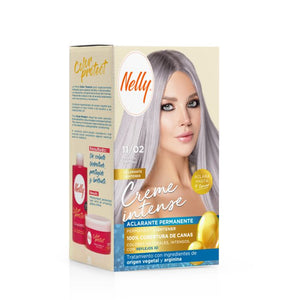 Creme Intense Aufheller Permanent 11/02 Silbergrau - Nelly - 1