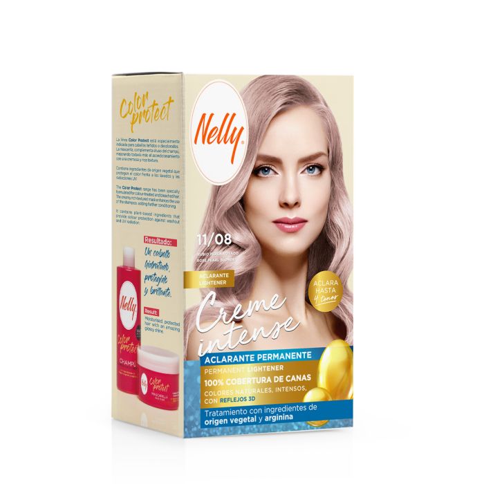 Intensive Aufhellende Permanentcreme 11/08 Perlrosa Blond - Nelly - 1
