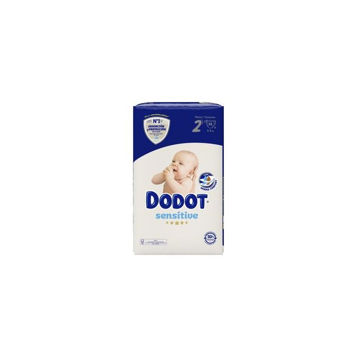 Sensitive Windeleinsätze Größe 2 Neugeborene 4-8 kg - Dodot - 1