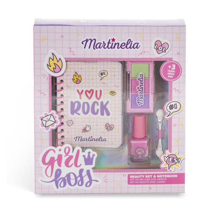 Super Girl Make-up Set und Notizbuch - Martinelia - 1