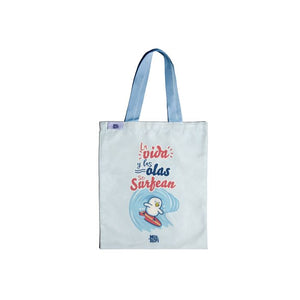 Stofftasche - Mostropi : La vida y las olas se surfean - 1