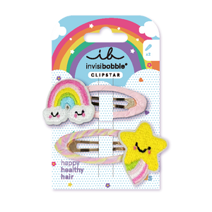 Invisibobble - Clip a Scatto Kids Happy Sky - Happy Sky - Pack de 2 unidades - Invisibobble - 1