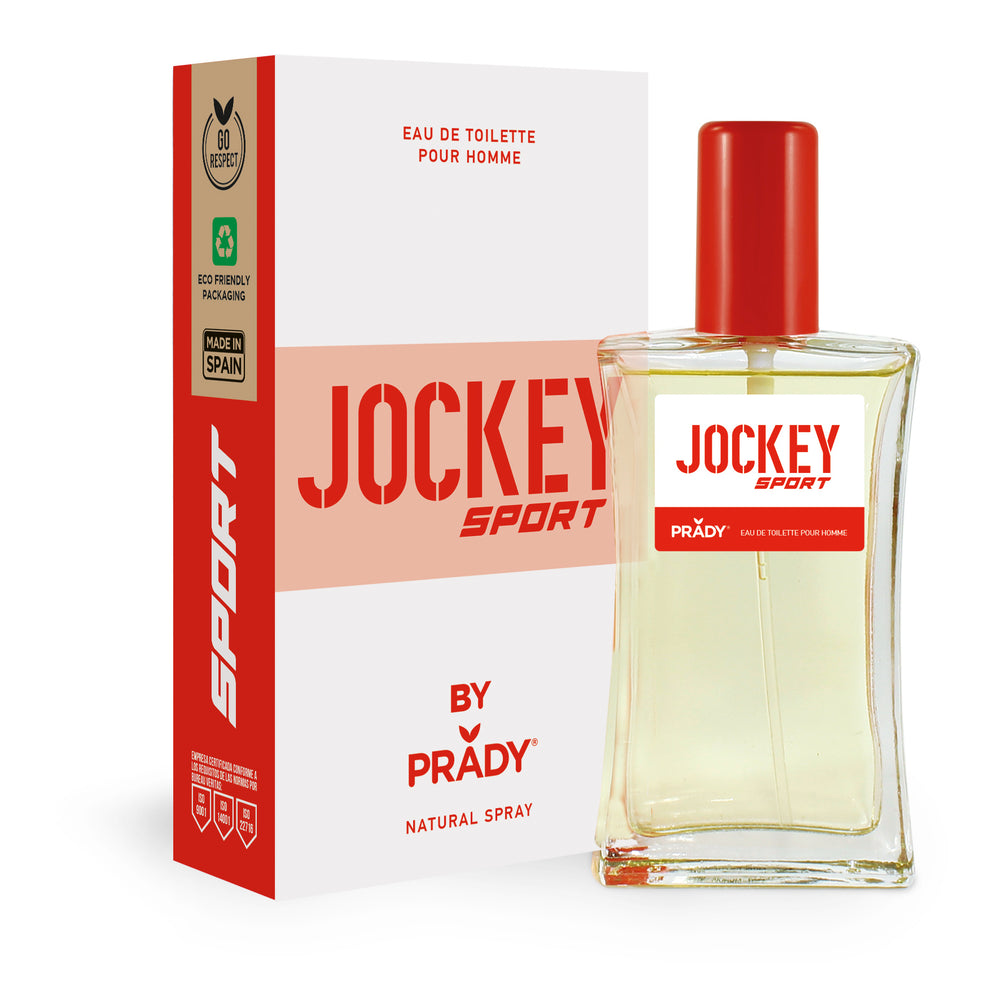 Cologne Jockey Sport Homme Rot und Weiß 90 ml - Prady - 1