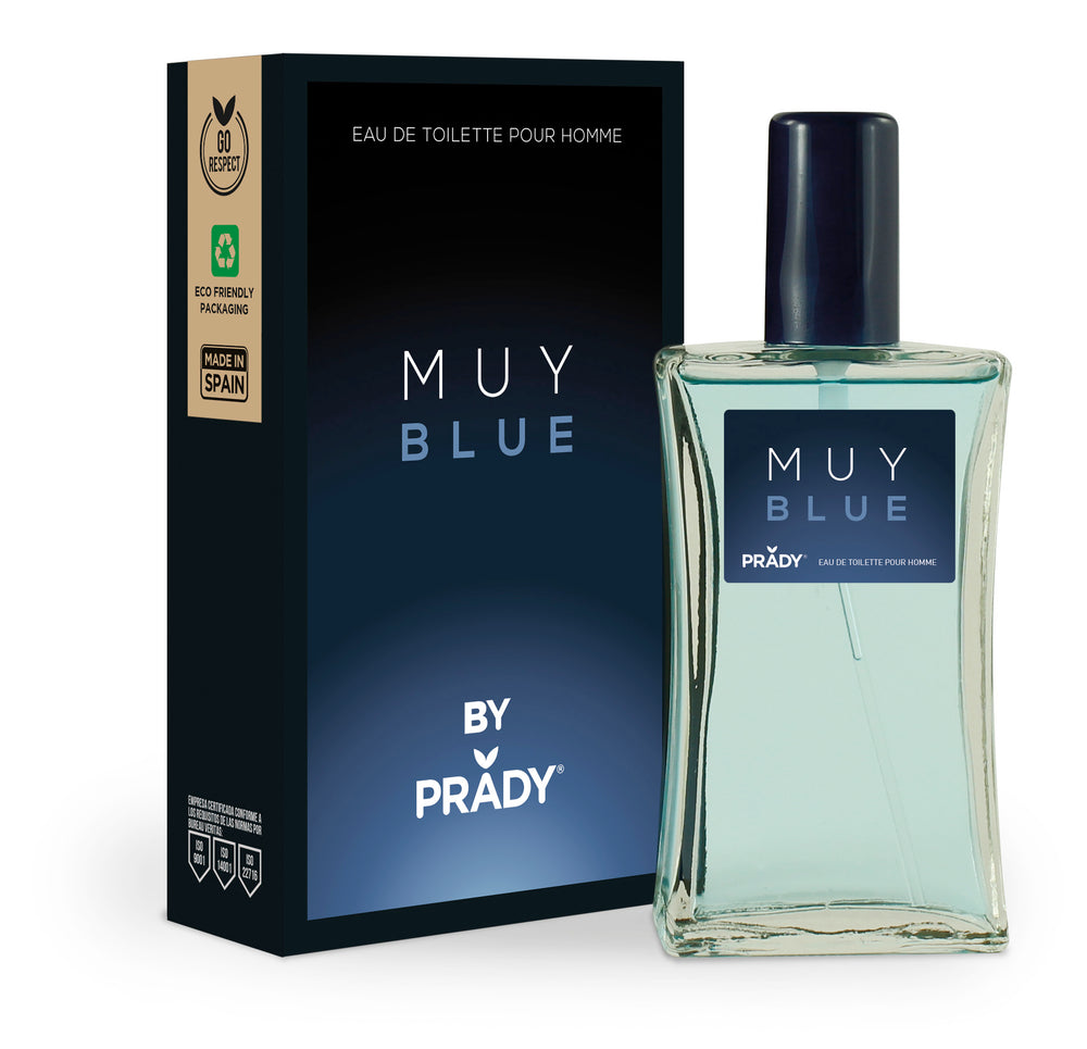 Cologne Muy Blue Homme 90 ml - Prady - 1
