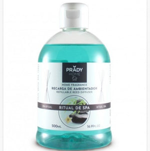 Nachfüllung Mikado - Prady - 500 ml | Raumduft im Sparformat für Diffusoren mit Stäbchen - Prady : Ritual de Spa - 1
