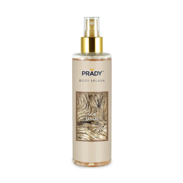 Glanzender Körperspray mit Aloe Vera 250ml - Prady : Goa Santal! - 1