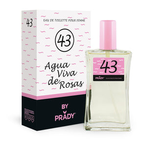 Eau de Toilette Wasser des lebendigen Rosen 90 ml - Prady - 1