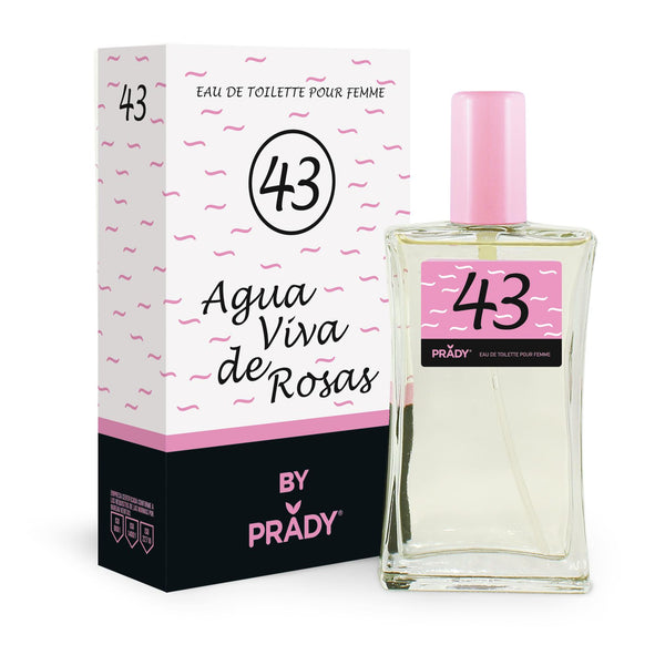 Eau de Toilette Wasser des lebendigen Rosen 90 ml - Prady - 1