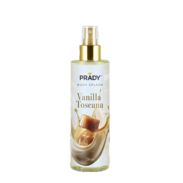 Glanzender Körperspray mit Aloe Vera 250ml - Prady : Vanilla Toscana - 1