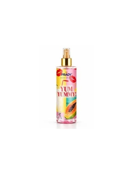 Glanzender Körperspray mit Aloe Vera 250ml - Prady : YUM YUMMY! - 1