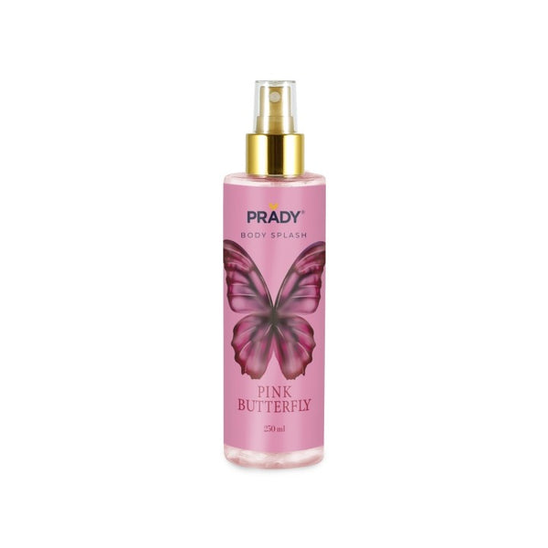 Glanzender Körperspray mit Aloe Vera 250ml - Prady : PINK BUTTERFLY - 1