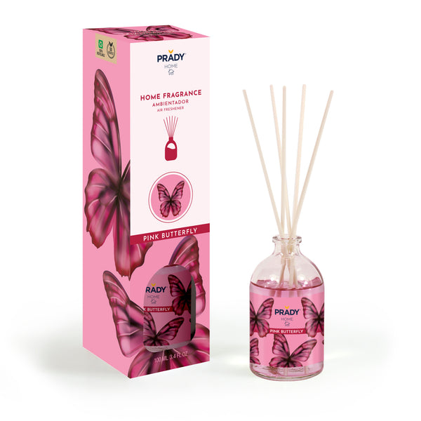 Raumduft Mikado 100ml - Prady : PINK BUTTERFLY - 1
