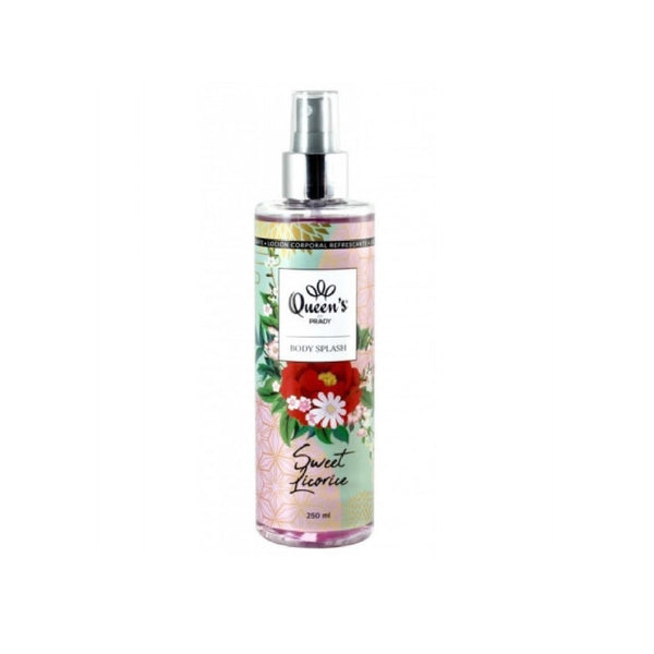 Glanzender Körperspray mit Aloe Vera 250ml - Prady : Sweet Licorice - 1