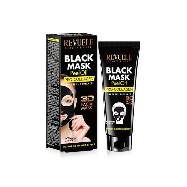 Black Mask Peel off Pro-Kollagen - Revuele - 1