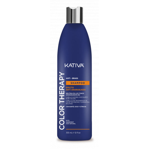 Farbtherapie-Shampoo mit Anti-Orange-Effekt - Kativa - 1