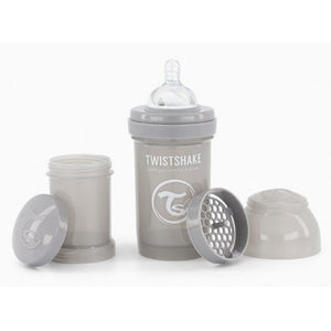 Anti-Kolik-Flasche Grau - Twistshake - 1