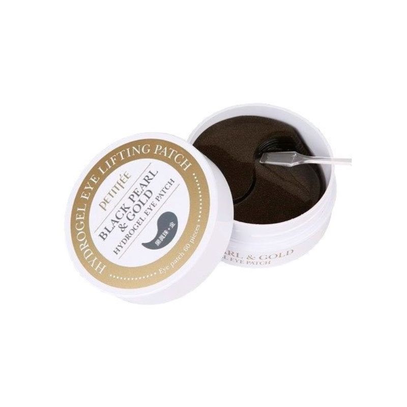 Schwarze Perlen- und Goldaugenklappe (60 Stück) - Petitfee - 1