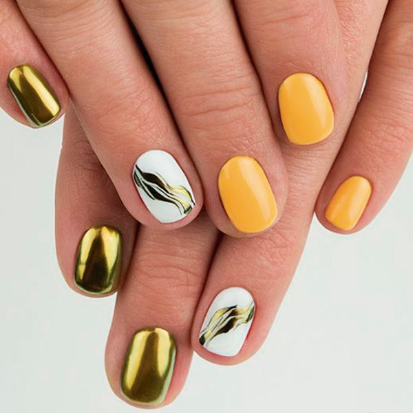 Polvo Flash - Chameleon Mirror Blaue Libelle 07 - Semilac : 01 - Chameleon Bee Mystery - 2