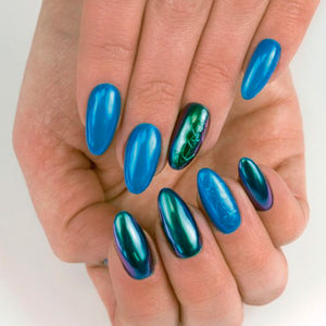 Polvo Flash - Chameleon Mirror Blaue Libelle 07 - Semilac : 04 - Chameleon Amazing Frog - 2