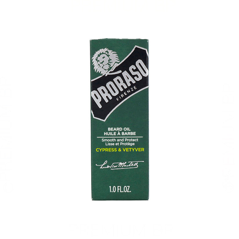 Bartöl Zypresse & Vetyver 30ml - Proraso - 1