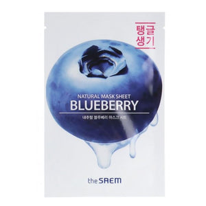 Blaubeermaske - Natürliches Blaubeer-Maskenblatt 21ml - The Saem - 1