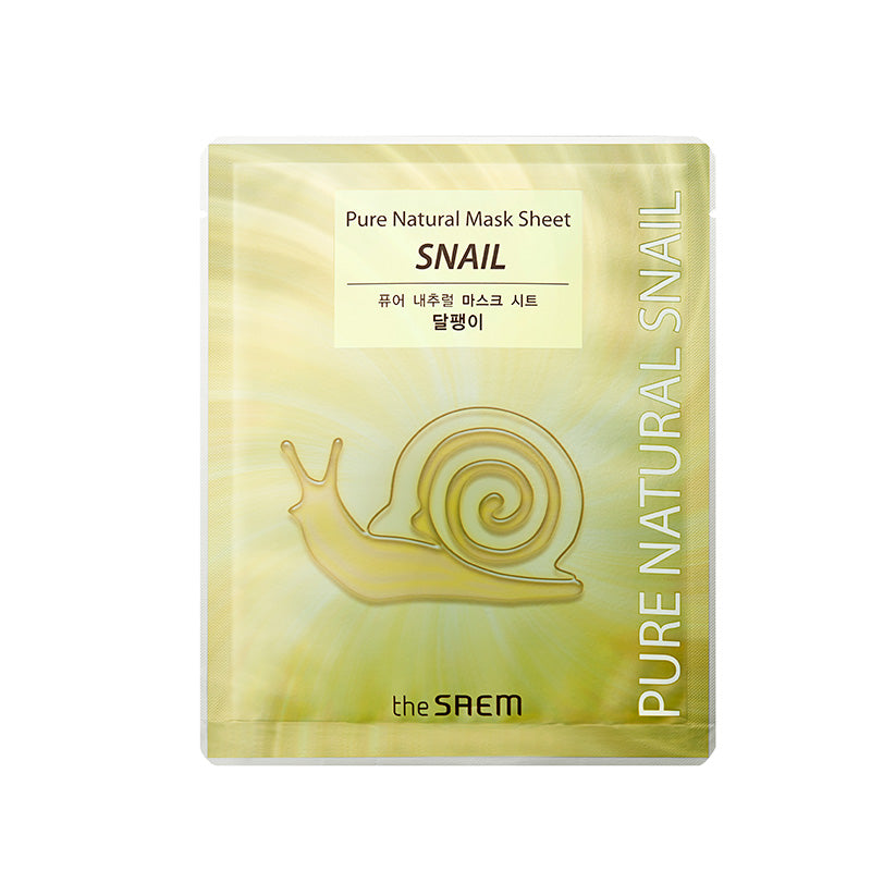 The saem pure natural mask sheet - snail brightening 2022 - The saem - The Saem - 1