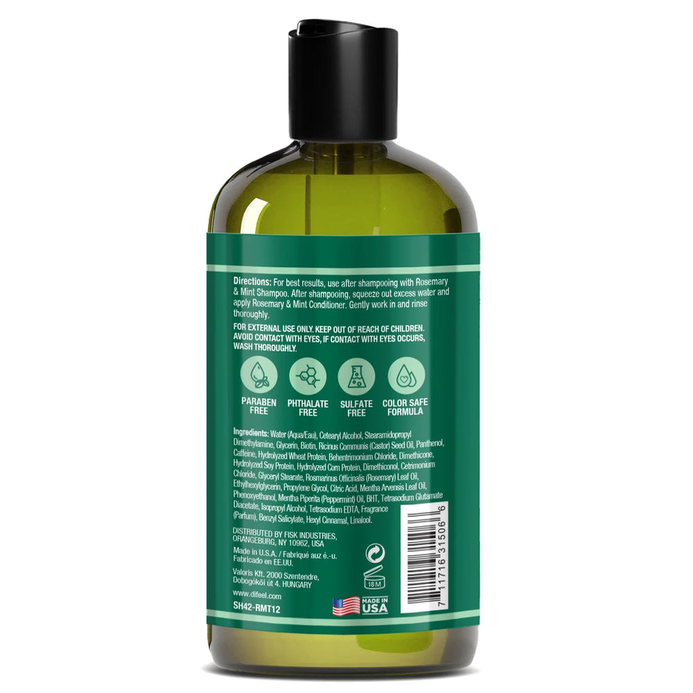 Kräftigender Conditioner Rosmarin und Minze 355ml - Difeel - 1