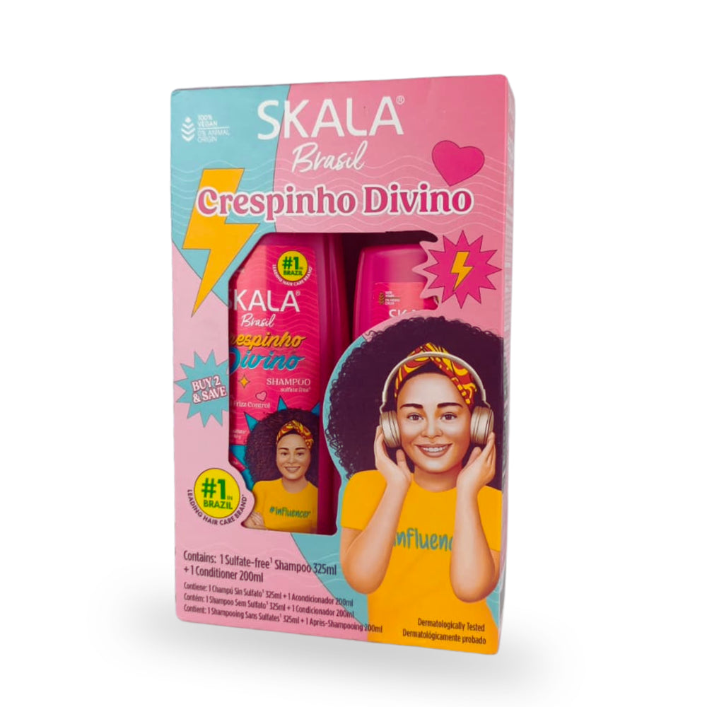 Kit Ch + Cd Crespinho Divine 525ml - Skala - 1